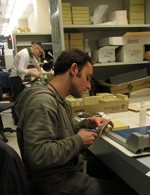 Westley Wallace Young man in herbarium.